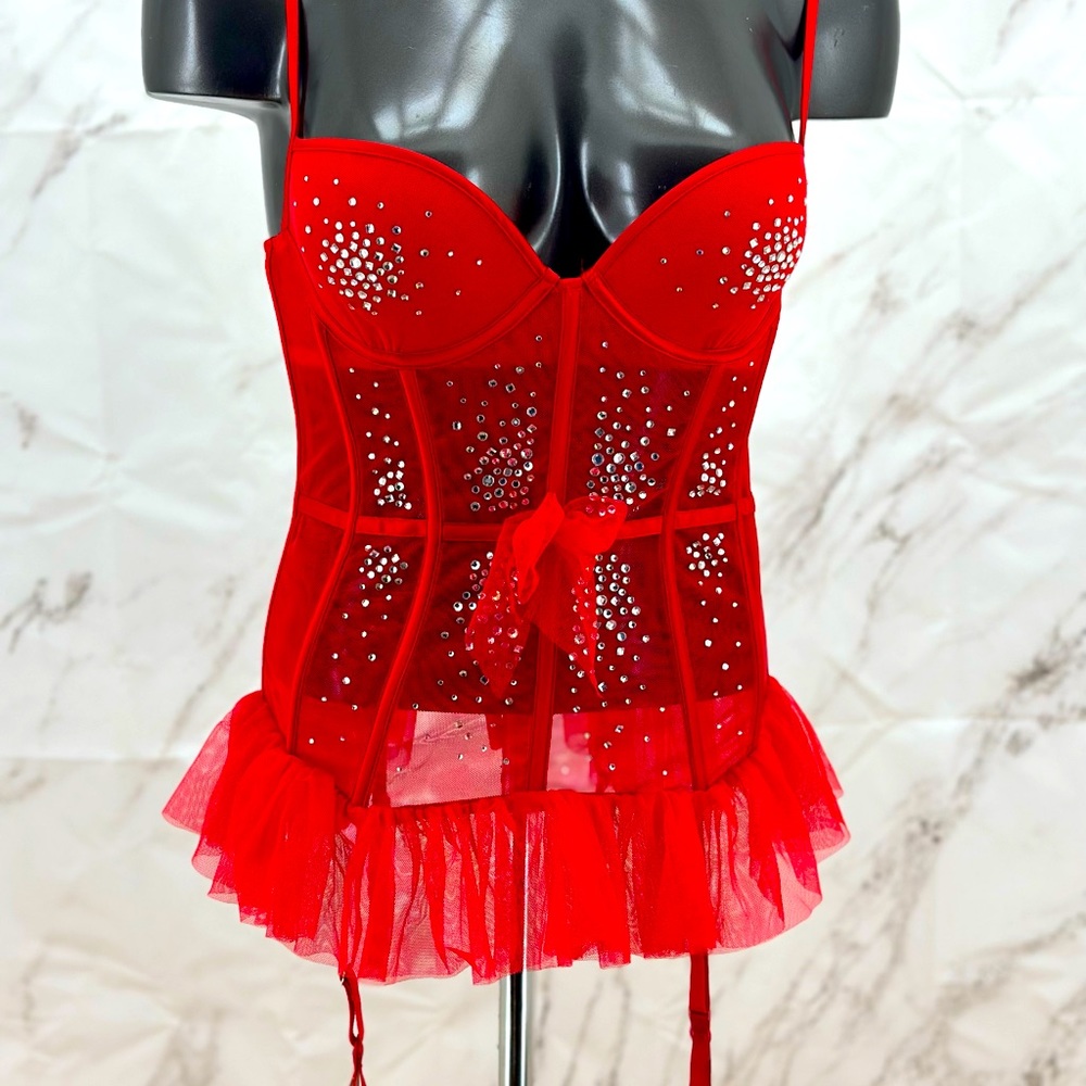 Victoria’s Secret Corset‎ Lingerie Red Limited Edition Rare
